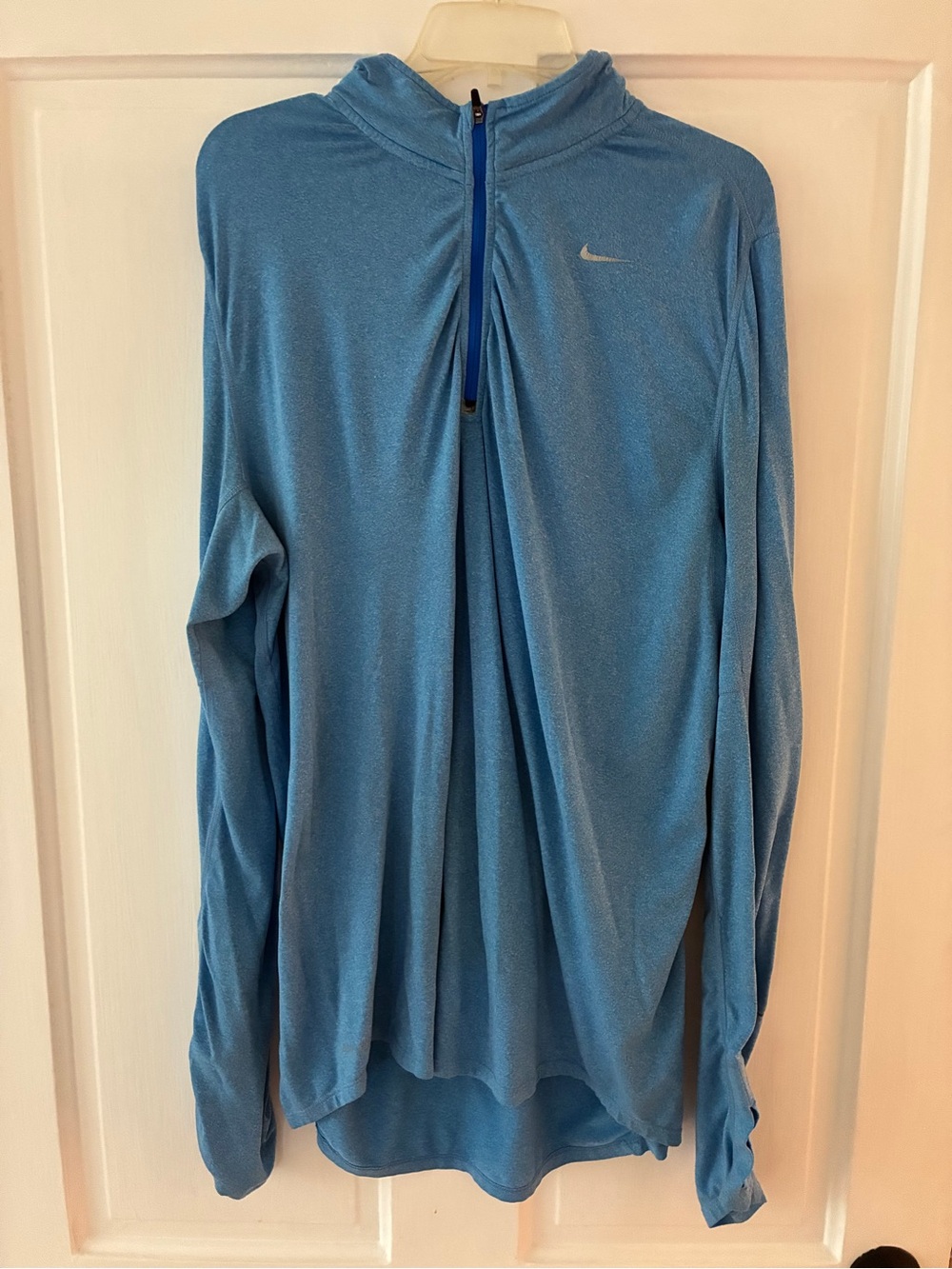 Nike Men’s Dri-FIT Blue 1/4 Zip Pullover Size M